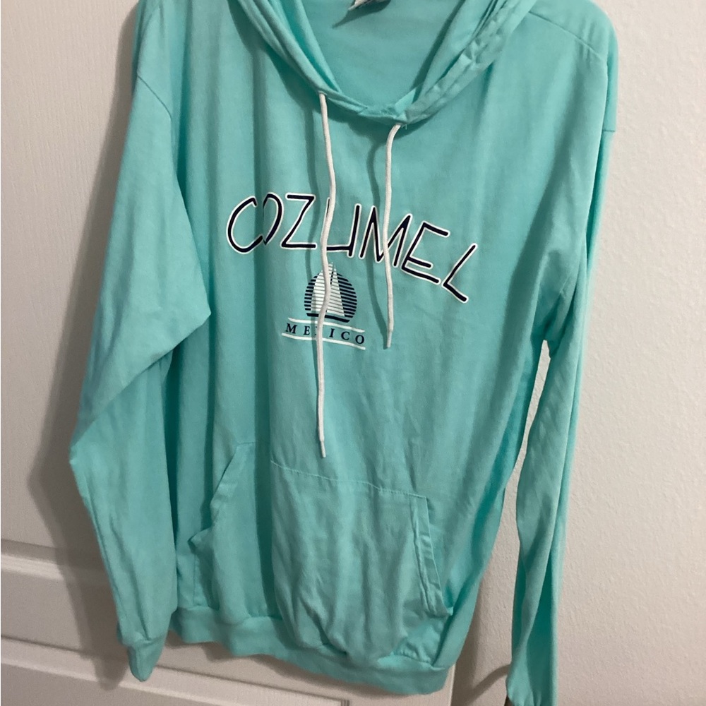 Cozumel  Aqua Hoodie